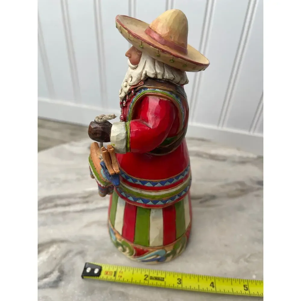Santa Mexican Jim Shore Heartwood Creek Feliz Navidad 4027705 Piñata 2012 VTG 8